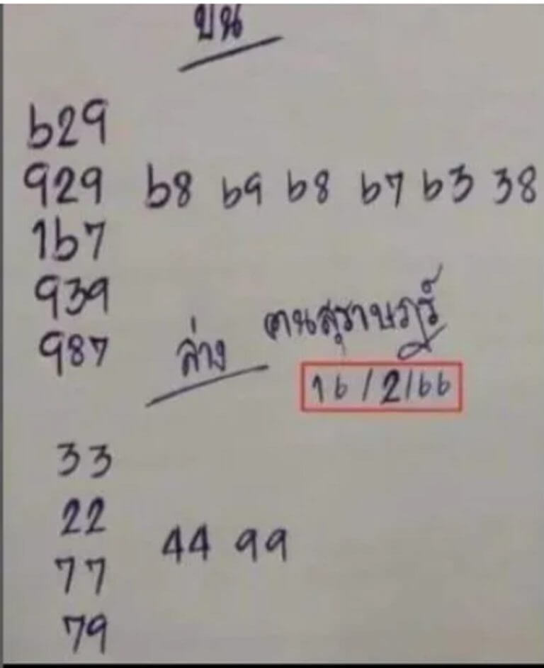 หวยคนสุราษฎร์